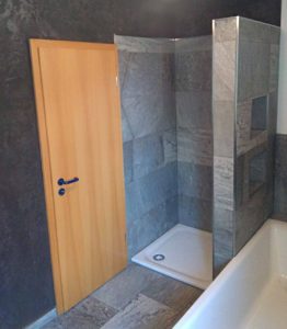 Kalkputz im Badezimmer Sanierung Oldenburg